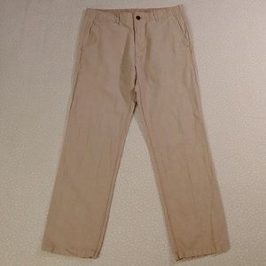 GAP Lived-In Straight Khaki Pants 32×30